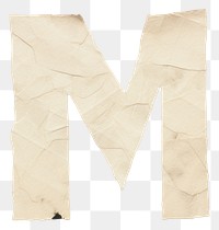 PNG Alphabet M paper craft collage letter text white background.