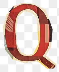 PNG Alphabet Q paper craft collage text art 