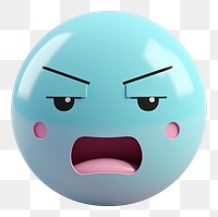 PNG Angry emoji toy anthropomorphic representation.