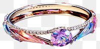 PNG Bracelet gemstone jewelry ring.