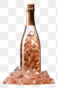 PNG Champagne bottle glass drink wine.