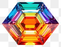 PNG Hexagon gemstone jewelry crystal