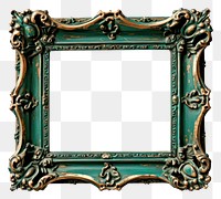 PNG Green frame white background architecture