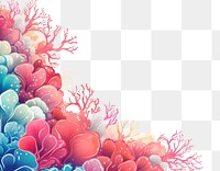 PNG Colorful coral backgrounds outdoors pattern.