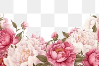 PNG Peony backgrounds blossom pattern