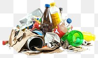 PNG Photo a recycle garbage bottle white background container.