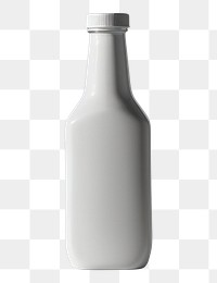 PNG Sauce bottle mockup white glass drink.