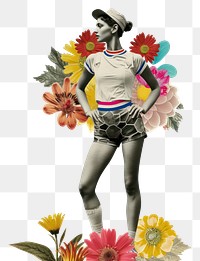 PNG Sports women flower art adult