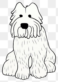 PNG  A dog drawing terrier cartoon.