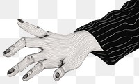 PNG  Drawing hand cartoon finger.