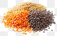 PNG Lentils beans vegetable food pill.