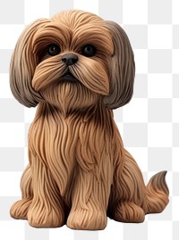 PNG  Shih tzu figurine mammal animal.