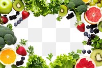 PNG  Fresh green vegetable fruit berry backgrounds.