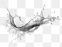 PNG Water splash backgrounds drawing sketch.