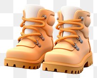 PNG Winter boots footwear shoe shoelace.