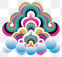 PNG  Cloud abstract graphics pattern.
