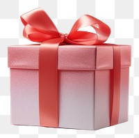 PNG  Gift box gradient background red illuminated celebration.