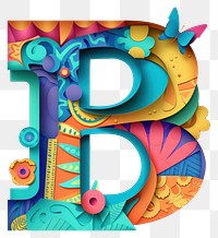PNG Letter B font text creativity.