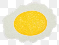 PNG Fried egg food freshness circle.