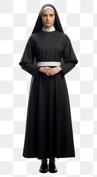 PNG Nun standing fashion sleeve.