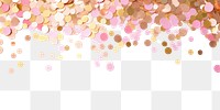 PNG Glitter confetti border backgrounds white background tranquility.