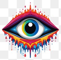 PNG Creativity graphics eyeball pattern.