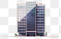 PNG Office building architecture city 