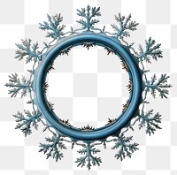PNG Snowflakes circle white background celebration.