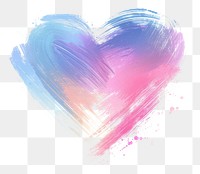 PNG Heart shape brush stroke backgrounds purple paint.