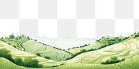PNG Landscape line horizontal border backgrounds grassland outdoors.