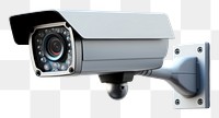 PNG Photo of a CCTV security white background surveillance.