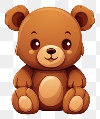 PNG Teddy Bear Icon Vector mammal bear toy.