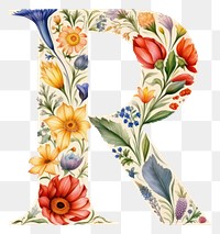 PNG Alphabet pattern flower number.