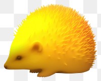 PNG Abstract blurred gradient illustration hedgehog porcupine animal mammal.