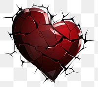 PNG Broken heart destruction misfortune protection.