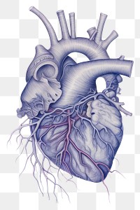 PNG Drawing heart sketch illustrated creativity.