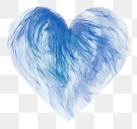 PNG Drawing heart blue lightweight creativity.