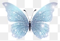 PNG Butterfly glitter of butterfly icon animal insect white background.