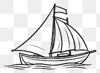 PNG Boat sailboat vehicle drawing.