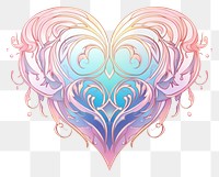 PNG Heart shape backgrounds pattern drawing.