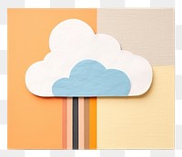 PNG Cloud art creativity rectangle.