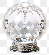 PNG Crystal ball gemstone jewelry diamond.