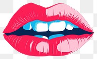 PNG Mouth lipstick white background moustache.