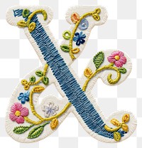 PNG Embroidery pattern white background creativity.