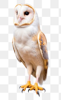 PNG Barn owl animal mammal bird.