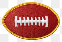 PNG American football sports logo red.