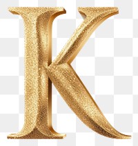 PNG Golden alphabet K letter text white background symbol.