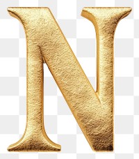 PNG Golden alphabet N letter text white background pattern
