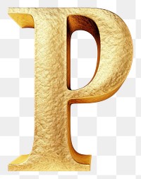 PNG Golden alphabet P letter text white background yellow.