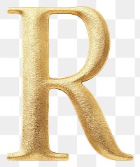 PNG Golden alphabet R letter text white background pattern.